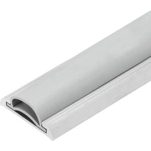 36" Mini Threshold or Door Bottom 1 1/4" Wide for 1/4"-3/8" High Gaps (Silver)