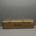 Stainless Steel Milk Glass Vanity Lights for Bathroom, 4 Light Gold Bathroom Light Fixtures Over Mirror, Ceramic E26 Sockets Wall Mounted