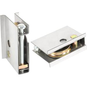 Patio Door Rollers Replacement #0C5Y00P0 - Compatible with P-Ella Sliding Patio Doors, 2 Pack, 1-1/2" Steel Ball Bearing, Adjustable Roller Height