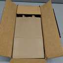 METRONIC Paper Gift Bags 5.25x3.75x8 50Pcs, Christmas Gift Wrap Bags with Handles, Brown Kraft Paper Bag for Small Business, Bulk Party Favors Bag for Birthday, Shopping, Retail, Made in USA