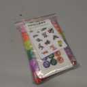 24PCS Jungle Animal Zoo DIY Bubble Wands with 96PCS Stickers - Party Favor for Goodie Bags, Pinata Stuffers, Mini Bubble Bulk Birthday Supplies, Toys Gifts, Class Prizes for Toddlers, Boys & Girls