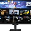 Samsung 32-Inch M5 (M50F) Series FHD Smart Monitor with Streaming TV, Speakers, HDR10, Gaming Hub, Multiple Ports, Workout Tracker, Vision Accessibility Tools, Black, LS32FM502ENXZA