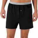 Hanes Mens Boxers, Cotton Knit Comfortable Underwear, Moisture-wicking 5-pack Boxer-shorts, Assorted - 5 Pack, Medium US