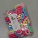 200PCS Baby Hair Bands, 2cm/0.8inch Baby Hair Ties, Seamless Ponytail Holder, Elastic Hair-Ties for Toddler Girls, Tiny Rubber Band for Kids, Multicolor Mini Hairbands for Girls (Candy Color)