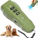 Dog bark Deterrent Device, Ultrasonic Anti Barking, Rechargeable Anti-Barking Device for Dogs Safe & Effective Portable Anti Barking Safe and Effective for Indoor and Outdoor use (Green)