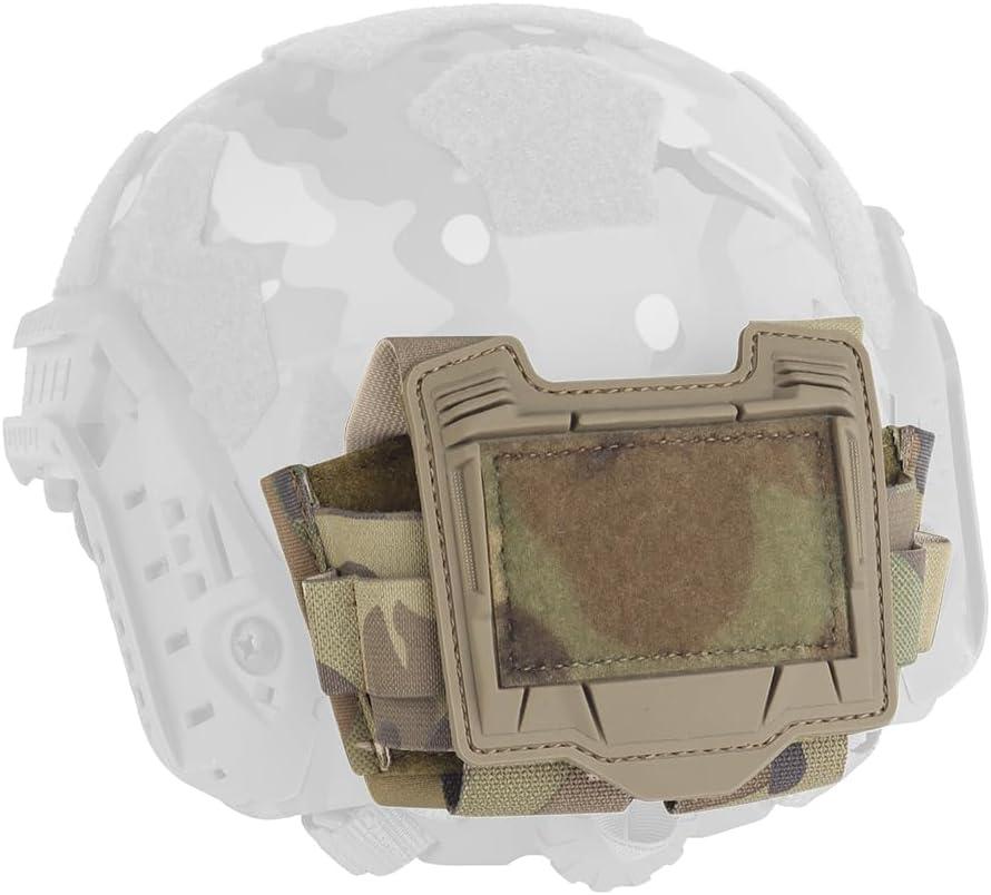 Tactical Helmet Battery Pouch Counterweight Pouch Helmet Battery Pack Balance Weight Bag with Hook&Loop
