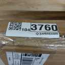 Piskyet Washer Dryer Countertop,Laundry Countertop with Edge Rails,27.5" Depth x 54" Wood Countertop for Washer Dryer,Laundry Machine Topper for Laundry Room Organization (White)