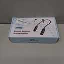 WallarGe Neckband Hearing Amplifier for Conversation or TV Watching, Bluetooth 5.3 with Microphone, 35 Hours of Listening Time, Digital Hearing Amplifier for Seniors Adults with Volume Control (Black01)