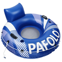 Pool Float Adult, Inflatable River Tube Float, River Tubes for Floating Heavy Duty with Mesh Bottom, Comfortable Backrest & 2 Cup Holders & Durable Grab Handles,450 lbs Weight Capacity