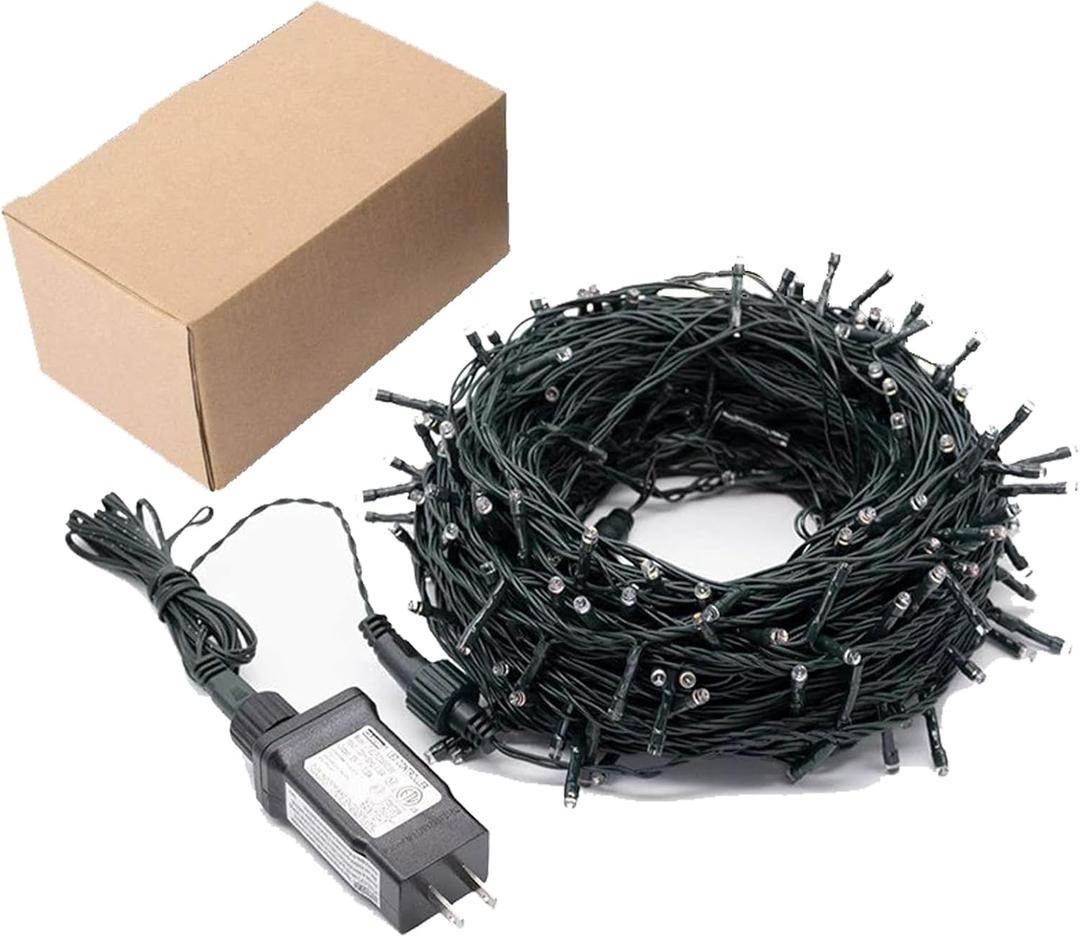 Generic LED Battery Operated String Lights with 8 Modes Remote Timer Outdoor Waterproof Warm White Copper Wire Twinkle Lights for Bedroom, Dorm, Patio, Christmas, Party, Indoor, Black