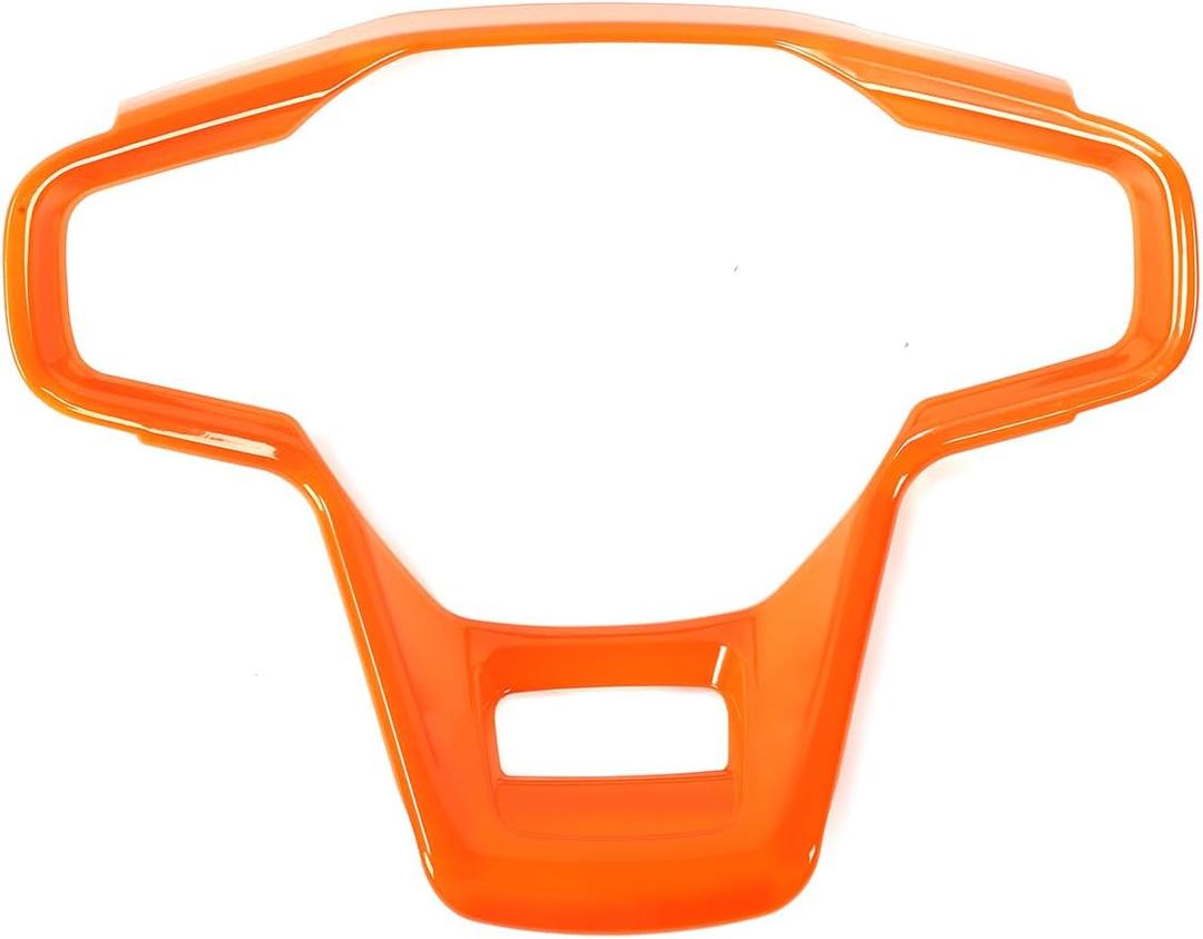 Center Console Trim Cover Interior Accessories Compatible with Ford Bronco 2021-2025, Orange (Not for Bronco Sport)