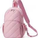 Wandering Nature Sling Bag for Women Lightweight Quilted Crossbody Bag Fits for 11" Tablet with Breathable Back Panel Anti Theft Pocket Padded Strap USB Charge Port, Ideal for Travel, Daily Use