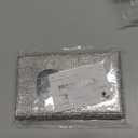 Outlet Covers.2 Pack Shiny Rhinestones Wall Plate Rhinestones Light Switch Cover Decorative Bling Switch Cover Crystal Outlet Covers Decorative Wall Plate Outlet Decorations (Silver)