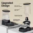 Gardner Pet Automatic Dog Water Dispenser Gravity Stainless Steel Water Waterer Feeder, 100% BPA-Free Large Capacity Water Feeding Bowls for Medium & Large-Sized Dogs Cats Other Pets -(1 Gallon)