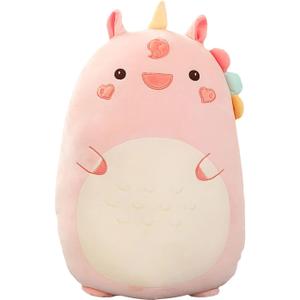 Kekeso Dinosaur Stuffed Animal Plush Pillow, Soft Hugging Pillow Cute Dinosaur Plush Toy Sleeping Cushion (Unicorn, 60cm/23.62in)