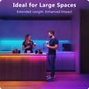 DAYBETTER LED Strip Lights 110ft, Smart Lighting Strips with App Remote Control, RGB Music Sync Color Changing Lights for Bedroom Kitchen Party Home Decor(1 Roll)