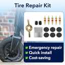 2 Sets 10x2 Electric Scooter Tire & Inner Tube, 10x2.0 54-152 10" e-scooter Tire Replacement, 10x2.125 Scooter Tire Fit for Gotrax G4/G Max Ultra/Tour Xp - With Tire Repair Kit