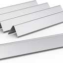 SafBbcue 24.5" Flavorizer Bar Replacement for Weber 7539 7540 Genesis 300 Series E-310 E-320 S-310 S-320 EP/CEP 310 & 320 (with Side Mounted Control Panels), 5-Pack Stainless Steel Flavor Bars