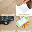 WIFEA Self Adhesive Vinyl Flooring Roll 23.6"x 118"/19 Sq.Ft Wood Grain Peel Stick Floor Tiles, Wear-Resistant and Waterproof Vinyl Plank Flooring for Bedroom Living Room Office Balcony Light Walnut