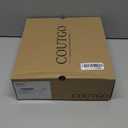 Coutgo Womens Knee High Boots Square Toe Chunky Block Low Heel Long Boots Side Zipper Fall Winter Shoes 7.5