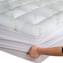 Niagara Sleep Solution Bamboo Full Size Mattress Topper, Mattress Pad, Mattress Cover 54x75 inches
