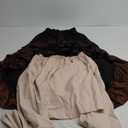 Verceco Pirate Costume Women Outfit with Renaissance Pirate Shirt Skirt Corset Waist Belt Womens Halloween Pirate Costumes (Beige+brown, Small)