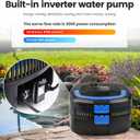 ANBULL Pond Filter Pump 950GPH, 110V/37W All-in-one Fountain Kit, Variable Frequency Water Pump with 13W UV-C, High Efficiency Filter Water Pump for Outdoor Ponds up to 1585 Gallons