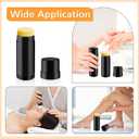 15 Pcs 60ml/2oz Plastic Deodorant Containers Empty Filling Stick Tube Deodorant Bottles for DIY Cosmetic Lotion Bar Sunscreen Lip Balm Crayon - Black