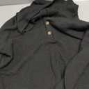 VIMPUNEC 2025 Fall Womens Hoodies Oversized Casual Fashion Sweaters Long Sleeve V Neck Knit Pullover Tops (Large, B Black)