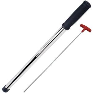 30 inches Extra Long Heavy Duty Swimming Pool Safety Cover Installation, Removal Rod Tool Plus Anchor Hex Key - Rod with Hex Key Combo