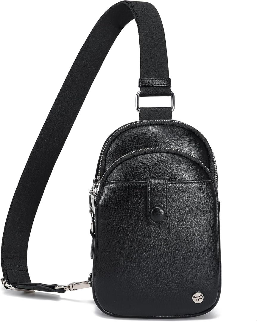 INICAT Anti Theft Crossbody Bags for Women Small Sling Bag Travel Essentials Fanny Packs Cross Body Purses Birthday Gifts (Large)