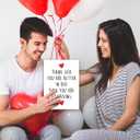 4 x Funny Valentines Day Card for Husband Boyfriend, Naughty Valentines Day Gifts for Him (BT-152)