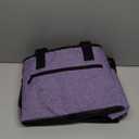 Cleaning Caddy,Cleaning Bag for Housekeepers,Cleaning Supplies Organizer with Handle,Purple (Medium)