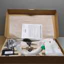 Moen Sleek Black Stainless One-Handle Touchless High Arc Pulldown Kitchen Faucet, Modern Spring Kitchen Sink Faucet with Pulldown Sprayer Head and Wave Motion Sensor, 5925EWBLS