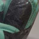 Rabbitgoo Dog Harness No Pull with 2 Leash Clips, Adjustable Soft Padded, Reflective Oxford No Choke Pet Vest with Easy Control Handle for Large Dogs, Black & Turquoise, L