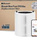 Blueair Blue Pure 511i Max Genuine Replacement Filter, Fits Blue Pure 511i Max Air Purifier