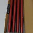 CANDWAX 12 inch Burgundy Taper Candle Pack of 4 - Unscented Smokeless Dripless Candlesticks - Candle Sticks for Party Dcor, Christmas Home Decor, Dinner Table Centerpieces - Christmas Taper Candles