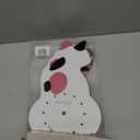 Ukey Wall Clock Creative DIY Cat Acrylic Wall Clock with Swing Tail Pendulum for Living Room Bedroom Kitchen Home Dcor - Battery Not Included (42CM x 18CM) White