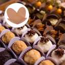 200Pcs Chocolate Paper Candy Cups Truffle Wrappers Paper Truffle Liners, Cups Chocolate Wrappers Muffin Tins for Showers Bridal Shower Birthday Wedding (Khaki)