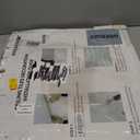 STICKGOO PVC Ceiling Tiles, 2'x2' Glue Up Ceiling Panel White to Prevent Breakage Cover 48 Sq. Ft, Pack of 12 Tiles, 24"x24"