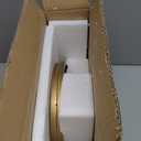 Brass Color Decorative Tray, 11.8-Inch Round Serving Tray with Claw Feet for Coffee Table, Dining Room, Entryway, Living Room (Aged Bronze)