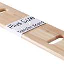 King Mills Plus Size Pinewood Extra Wide and Thick Transfer Board/Slide Board for Transferring to Wheelchair, Bed or Car. Ideal for Seniors, Elderly or Physical Therapy Patient.XXL