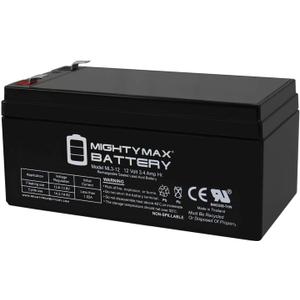 ML3-12 - 12 Volt 3 AH, F1 Terminal, Rechargeable SLA AGM Battery