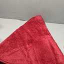 FlyDOIT Round Area Rugs for Bedroom Living Room, 5x5 Rose Red Super Soft Comfy Thickened Memory-Foam Indoor Circle Carpets, Modern Aesthetic Minimalist Carpet for Boys Girls Adults Nursery Home Dcor