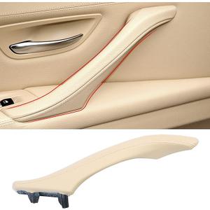 Jaronx Compatible with BMW 5 Series F10 F11 Door Handle Outer Cover, Left Rear Passenger Outer Leather Door Handles Cover Replacement Compatible with BMW 520 523 525 528 535 2010-2016