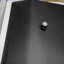 16 Inch Square Rain Shower Head, 304 Stainless Steel, Ultra Thin High Pressure Bathroom Rainfall Showerhead (Matte Black) (324 Jets)