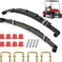 Heavy Duty EZGO TXT 4-Leaf Rear Leaf Spring Bushings & Sleeves Fits 1994-Up Golf Cart