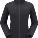 CAMEL CROWN Women Full Zip Fleece Jackets with Pockets Soft Polar Fleece Coat Jacket Sweater for Spring Outdoor (Small, Grey-2)