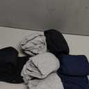 Hanes Mens Undershirt Packs, Stay-Tucked Soft Cotton Undershirts, Best Undershirts for Men, White/Black/Asstd Multipacks, 6 Pcs