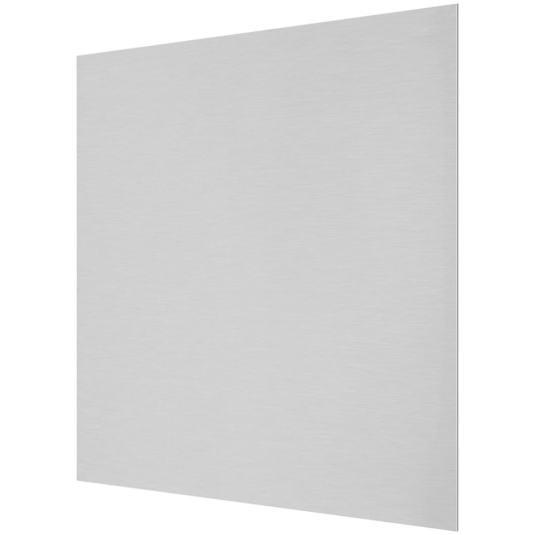 304 Stainless Steel Sheets Metal 12" x 12" x 1/32"(0.0315) Inch 304 Stainless Steel Plates 20 Gauge(0.8MM) Stainless Steel Shim Stock Plates Metal Sheets for Crafting, Stovetop, Snow Frosted Surface